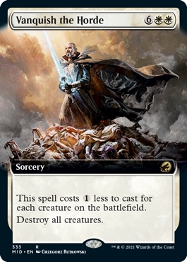 Vanquish the Horde Innistrad- Midnight Hunt Bordless